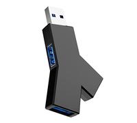 iJiZuo Hub 3 Puertos (2 USB 2.0 + USB 3.0), Adaptador Divisor para Windows XP/Vista/7/8/10, Linux, Mac OS, PC, Laptop, Ratón, Teclado, Memoria, HDD Móvil y Más