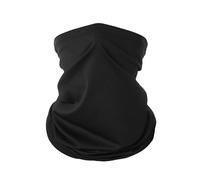 iJiZuo Pañuelo Multifunción para la Boca, Bragas de Cuello Tubular, Elástico, Transpirable, Lavable, para Hombre Mujer Festivales de Música, Raves, Monta- Negro