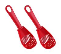 Ijksbehjf Cuchara de cocina ranurada para moler ajo, puré de patatas, colar, separar verduras, mango ergonómico para drenar