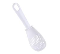 Ijksbehjf Cuchara de cocina ranurada para moler ajo, puré de patatas, colar, separar verduras, mango ergonómico para drenar
