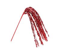 Ijksbehjf Decoración de ramas de árbol de Navidad con purpurina de 60 cm con spray dorado para arreglos de escritorio o jarrones, púas florales largas para festivales