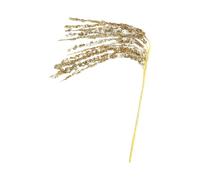 Ijksbehjf Decoración de ramas de árbol de Navidad con purpurina de 60 cm con spray dorado para arreglos de escritorio o jarrones, púas florales largas para festivales