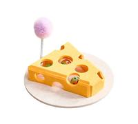 Ijksbehjf Entertaining Puss - Juguete masticable con forma de esfera de peaje para ejercicio, ampliador largo permanente para edificios y uso en interiores, diseño de gato verde