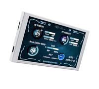 Ijksbehjf Pantalla secundaria USBC de 5.2 pulgadas para monitoreo de CPU de PC, temas editables dinámicos, pantalla portátil ligera de conmutación de escritorio