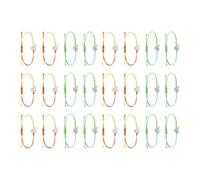 Ijksbehjf Paquete de 24 pulseras de concienciación morbosa con detalle de cinta elástica con símbolo creativo para mujeres y mujeres, joyería de conciencia sobre la salud, One Size, como se describe