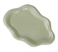 Ijksbehjf Soporte de cerámica único para joyas con patrón creativo de nubes, accesorio de almacenamiento flexible para accesorios, llaves, objetos pequeños, elegantes organizadores de joyas de