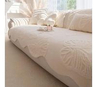 IJNBHU Funda de sofá para Perros, Lavable, Antideslizante,para Universal con Partículas De Silicona Sofa Antidérapant Protecteur Canapé,Blanca,70 * 120cm