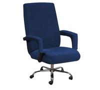 IJNBHU Funda para Silla de Oficina Tejido Elástico Suave Cubierta de la Silla Oficina Funda de Sillas Gamer Racing Protectora Lavable Extraíble,No Incluye Sillas,Armada,XL