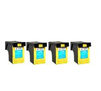 IJOSADON 1/4pccs 110 Cartuchos de Tinta compatibles con 110xl 110xl para HP110 Photosmart A433 A618 A432 A314 A516 A612 A717 A320 A436 A440(4PCS)