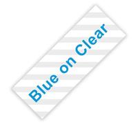 IJOSADON 10 Uds 241 Cinta de Etiquetas Compatible 18mm para PT-D400 241 141 441 541 641 741 841 941 344 345(10PK Blue on Clear)