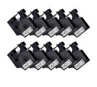 IJOSADON 10PK 9 mm 40913 Cinta Compatible con los Modelos de etiquetadora LabelManager 160 280 para el número de Pieza 40910 40913 40916 40917 40918 40919 Suministros de Impresora(Black on Clear)