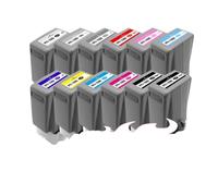 IJOSADON 12 Colores PFI 1000 PFI-1000 Cartucho de Tinta Conjunto Compatible con Image Program Pro 1000 Impresora 1000 Cartucho de Tinta(1pcs CO)