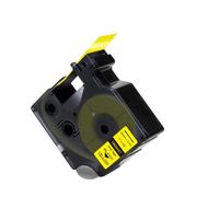 IJOSADON 24 mm 1805431 1805430 1805427 Compatible con Suministros de Impresora 1805432 1805423 1805426 1805429 para número de Pieza 6000(Black on Yellow)