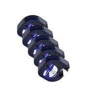 IJOSADON 5/10PK 91201 91200 Cinta de Etiquetas Compatible 91331 12267 91202 91203 Cinta LT de 12mm Funciona con Impresora de Etiquetas LT-100H 100T Universal(Paper White)