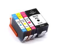 IJOSADON Cartucho de Tinta Compatible con 4pcs para 915XL 919XL 915 919 XL para Usar con OfficeJet Pro 8010 8023 8025 8022 8010 8012 8015 8018 8028 Printer(1set)