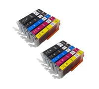 IJOSADON Cartucho de Tinta Compatible con PGI-570 CLI-571 PGI570 570XL para MG5750 MG5751 MG5752 MG5753 MG6850 TS5050 TS5051 TS5052 Impresas(2 Set 10PCS)