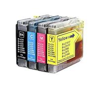 IJOSADON Cartucho de Tinta Compatible LC10 LC37 LC51 LC57 LC960 LC970 LC1000 para impresoras DCP-130C DCP-135C MFC-235C MFC-240C