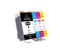 IJOSADON Cartucho de Tinta Compatible para 923 923E Color Funciona con OfficeJet Pro 8120 8123 8130 8133 Impresoras(4COLORS)