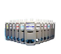 IJOSADON Cartucho de Tinta Completo Recargable PFI-1700 PFI1700 con Chips Permanente Compatible con Pro 2000 4000 4000S 6000S Impresoras Incluye 700 ml de Tinta de Pigmento(Gray (GY))
