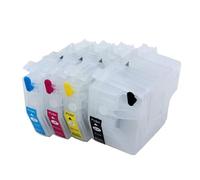 IJOSADON Cartucho de Tinta de Recarga vacía Compatible con LC421 LC462 LC492 LC432 LC411 LC401 MFC-J1010DW J1050DW J1140DW Impresoras
