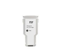 IJOSADON Cartucho de Tinta de Tinte de 300 ml de 130 ml con Chip Compatible con 727 727XL de impresoras y designJet T920 T930 T1530 T2530 T1500 T2500 Serie(GY 300ml Dye)