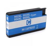 IJOSADON Cartucho de Tinta Universal 952 953 954 955XL Compatible para OfficeJet Pro 7730 8210 8216 8218 8710 8720 8730 8740 7745 Impresoras(Cyan)