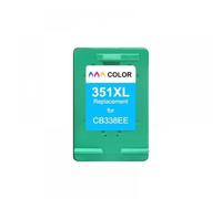 IJOSADON Cartuchos de Tinta de reemplazo Compatible para HP350 350XL 351XL para - D4200 D4260 D4263 D4360 OfficeJet J5730 5780 5785(1PCS Color)