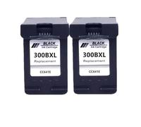 IJOSADON Cartuchos de Tinta remanufactura compatibles para 300xl para el Escritorio D1660 D2560 D2660 D5560 F2420 F2480 F2492 F4210 Impresoras 3 Pack(2BK)