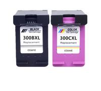 IJOSADON Cartuchos de Tinta remanufactura compatibles para 300xl para el Escritorio D1660 D2560 D2660 D5560 F2420 F2480 F2492 F4210 Impresoras 3 Pack(1BK 1COLOR)