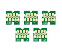 IJOSADON Chip de Cartucho de Tinta Compatible T46C8 T46C T46C2 T46C3 T46C4 para impresoras SureColor F6370 F9470 F9470H(C M Y K HDK U1-U5)