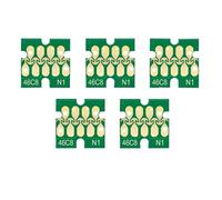 IJOSADON Chip de Cartucho de Tinta T46C8 T46C T46C2 T46C3 T46C4 Compatible con impresoras SureColor F6370 F9470 F9470H(C M Y K HDK U11-U15)