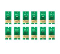 IJOSADON Chip de Cartucho de Tinta versión Europea Compatible con T8041 T8049 T804A T804B T804D para impresoras SureColor P6000 P7000 P8000 P9000(11Color)