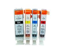 IJOSADON Compatible 4 x PGI5 BK CLI 8 C/M/Y Cartuchos de Tinta para IX4000 IX5000 IP4200 IP3300 IP3500 MP530 MP510 MP520 MX700