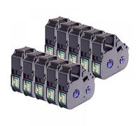 IJOSADON Compatible con Impresora de 5/20 Piezas Mk2600 Mk2500 Mk2100 Mk2000 Mk1500 Mk1100 Mark 1 Pro M-11C M-1STD LB-200BK MK-RS100B PT-200BK Universal(10pcs)