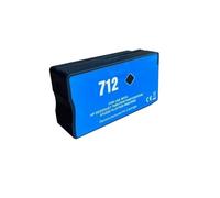 IJOSADON El Cartucho de Tinta Compatible para Las impresoras del trazador 712 Funciona con Modelos T230 T250 T630 T650 T210(Black 80ML)