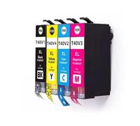 IJOSADON Juego de 1-3 Cartuchos de Tinta T40V BK C M Y XL compatibles con los Modelos de Impresora SC-T5170 SC-T5170M SC-T3170 SC-T3170M SC-T2170 para número de Pieza T40V(1 Set)