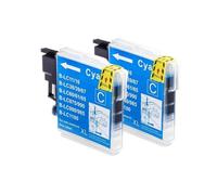 IJOSADON LC11 LC16 LC38 LC61 LC65 LC67 LC980 LC990 Cartucho de Tinta LC1100 Compatible con DCP J140W J145C J165C J185C J195C Instiación de reemplazo de impresoras(Cyan)
