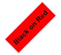 IJOSADON Paquete de 10 Cintas de Etiquetas SS24KW de 24mm compatibles con ST24KW SC24RW SC24YW SC24BW LW-700 LW-900P(10PK Black on Red)