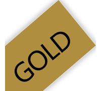 IJOSADON Paquete de 10 Etiquetas laminadas 261 de 36mm compatibles con Cinta de Cartucho TZe261 TZ261 para rotuladora(Black on Gold)