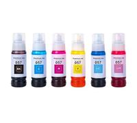 IJOSADON Recarga de Botella de Tinta Compatible para Tinta a Base de Agua de Color 056 057 para impresoras de inyección de Tinta L8050 L18050(1PCS M)