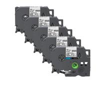 IJOSADON TEXLA DE Seguridad Compatible con SE4 SE3 SE5 Black on White Disponible en 2 5 o 10 Paquetes(5PK Labels)