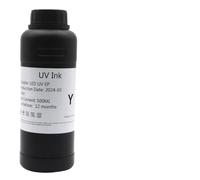 IJOSADON Tinta LED LED de 500 ml Compatible con TX800 XP600 L800 L1800 L805 DX5 DX7 DX10 DX4 DX6 Cabezas de impresión y 1390 impresoras R1800 R1900(500ML Soft Y)