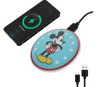 iJoy Disney Cargador inalámbrico - Estación de carga inalámbrica para iPhone/Andriod/Más- Almohadilla de carga inalámbrica, cargador inalámbrico de hasta 10 W Qi cargador inalámbrico (no incluye adaptador)