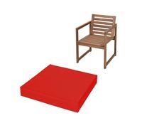 IJQXLA Cojín de Asiento Grueso y antisuciedad para Exterior, 45 x 45 cm (18 x 18 Pulgadas), Resistente al Agua, de Espuma Gruesa para Cocina, Comedor, Sala de Estar, jardín, Patio, Muebles de