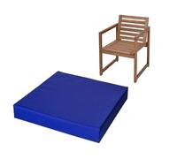 IJQXLA Cojín de Asiento Grueso y antisuciedad para Exterior, 50 x 56 cm (20 x 22 Pulgadas), Resistente al Agua, de Espuma Gruesa para Cocina, Comedor, Sala de Estar, jardín, Patio, Muebles de