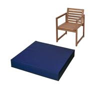 IJQXLA Cojín de Asiento Impermeable de 36 x 36 cm (14 x 14 Pulgadas) de Grosor, Impermeable, para Silla, de Espuma, para Cocina, Comedor, Sala de Estar, jardín, Patio, Muebles de ratán, Funda
