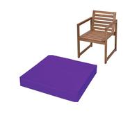 IJQXLA Cojín de Ocho Pliegues de 45 x 50 cm (18" x 20") de Grosor, Impermeable, para Silla, con Espuma para Cocina, Comedor, Sala de Estar, jardín, Patio, Muebles de ratán, Funda extraíble co