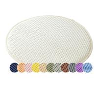 IJQXLA Cojín Redondo de 45 x 45 cm (1 Paquete), Cojines de Asiento Redondos, cojín de Silla Redondo de Pana, cojín tapizado, cojín de Silla, cojín de Asiento Antideslizante para hogar, jardín