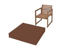 IJQXLA Cojines de Asiento para sillas de Comedor de 45 x 50 cm (18 x 20 Pulgadas), Gruesos, Impermeables, de Espuma para Cocina, Comedor, Sala de Estar, jardín, Patio, Muebles de ratán, Funda