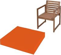 IJQXLA Fundas de cojín para Asiento de Exterior, Gruesas, Impermeables, de Espuma, para Cocina, Comedor, Sala de Estar, jardín, Patio, Muebles de ratán, Funda extraíble con Cremallera